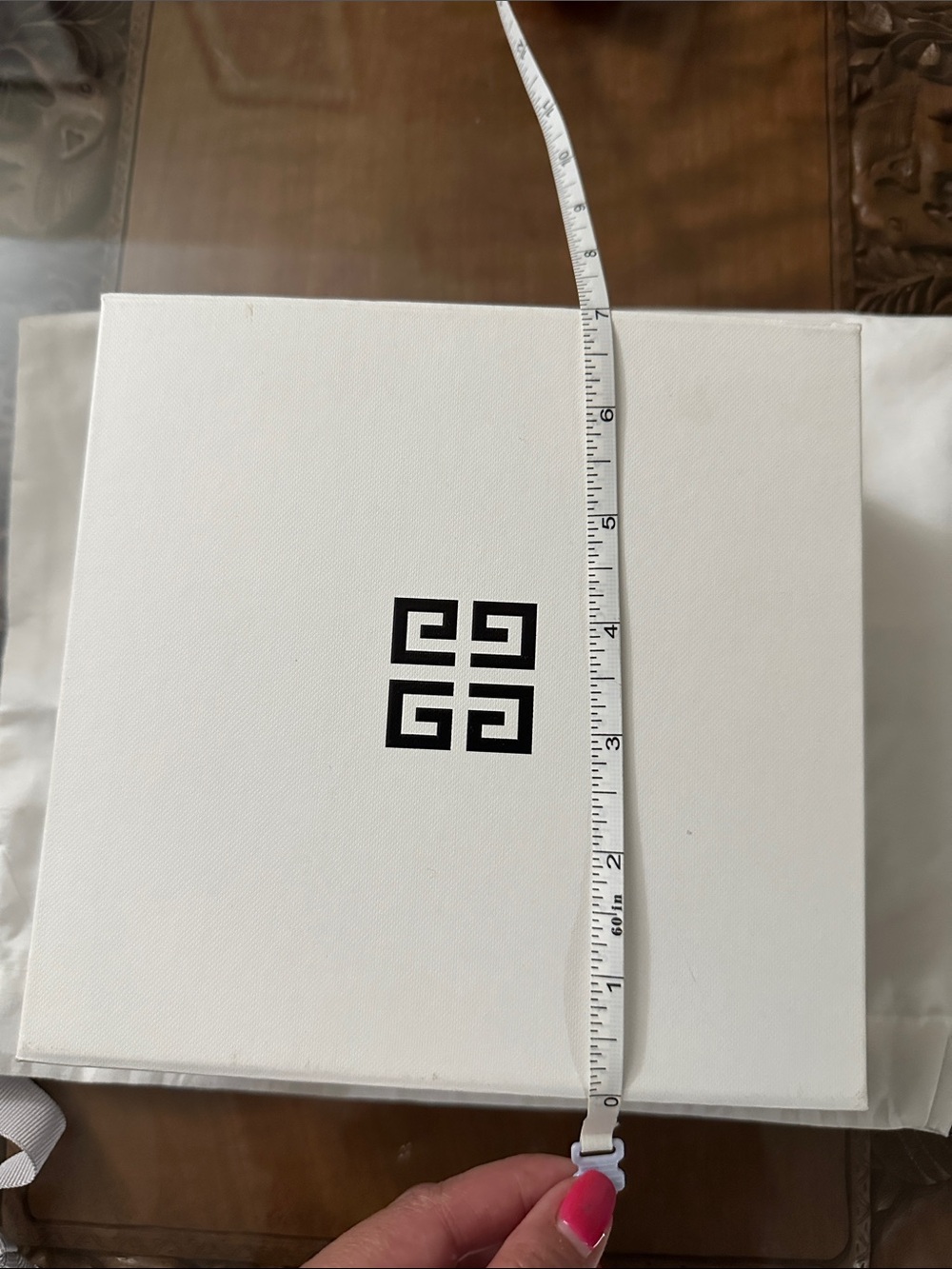 Givenchy White Box with Black Iconic Logo